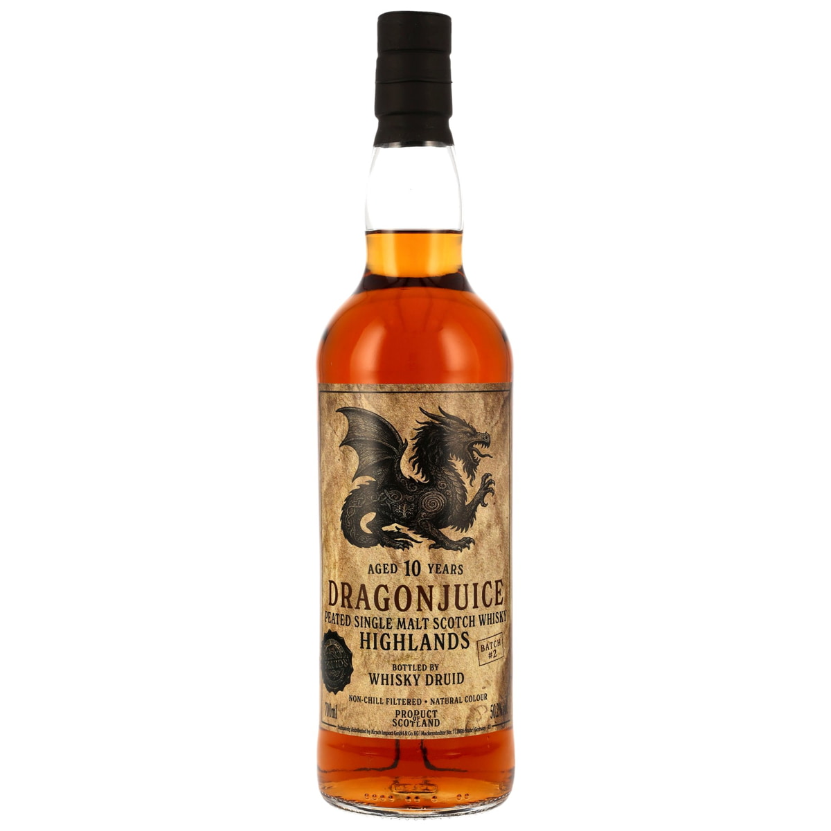 Dragonjuice 10 y.o. Speyside Single Malt Whisky - Batch #2 - Whisky Druid main image 0